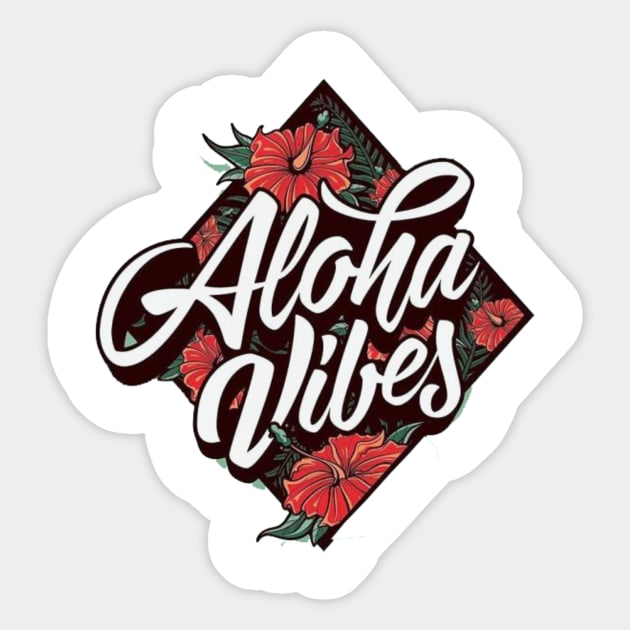 Aloha Sending Love Sticker by designsbycreation